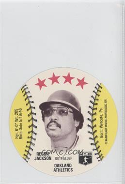 1976 MSA Discs - [Base] - Isaly's/Sweet William #_REJA - Reggie Jackson (Oakland Athletics)