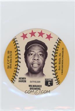 1976 MSA Discs - [Base] - Orbaker's Quality Food and Ice Cream #_HAAA - Hank Aaron