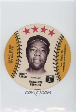 1976 MSA Discs - [Base] - Orbaker's Quality Food and Ice Cream #_HAAA - Hank Aaron