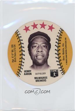 1976 MSA Discs - [Base] - Orbaker's Quality Food and Ice Cream #_HAAA - Hank Aaron