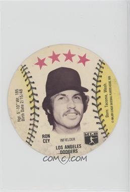 1976 MSA Discs - [Base] - Orbaker's Quality Food and Ice Cream #_ROCE - Ron Cey [Poor to Fair]