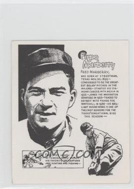 1976 Midwest Sports Collectors Convention 1934-35 Detroit Tigers - [Base] #_FIMA - Firpo Marberry