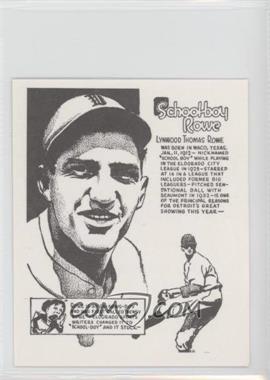 1976 Midwest Sports Collectors Convention 1934-35 Detroit Tigers - [Base] #_SCRO - Schoolboy Rowe