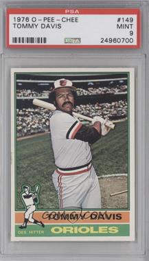 1976 O-Pee-Chee - [Base] #149 - Tommy Davis [PSA 9 MINT]