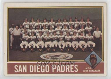 1976 O-Pee-Chee - [Base] #331 - San Diego Padres Team, John McNamara