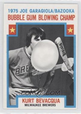 1976 O-Pee-Chee - [Base] #564 - Bubble Gum Blowing Champ - Kurt Bevacqua