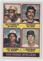 Willie Randolph, Dave McKay, Jerry Royster, Roy Staiger