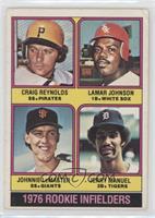 Craig Reynolds, Johnnie LeMaster, Lamar Johnson, Jerry Manuel [Poor to&nbs…