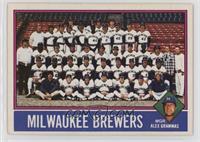 Milwaukee Brewers Team, Alex Grammas