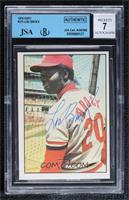 Lou Brock [JSA Certified Encased by BGS]