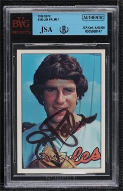 1976 SSPC - [Base] #380 - Jim Palmer [JSA Certified Encased by BVG]