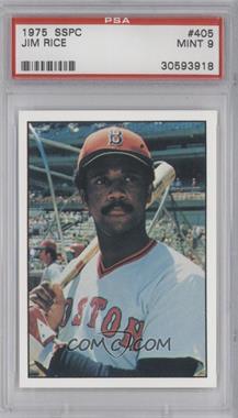 1976 SSPC - [Base] #405 - Jim Rice [PSA 9 MINT]