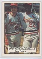 Keith Hernandez, Lou Brock