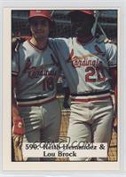 Keith Hernandez, Lou Brock