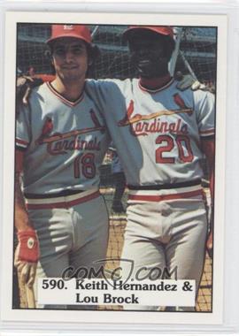 1976 SSPC - [Base] #590 - Keith Hernandez, Lou Brock