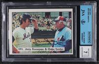 Jerry Koosman, Duke Snider [JSA Certified Encased by BGS]