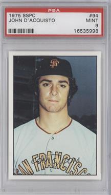 1976 SSPC - [Base] #94 - John D'Acquisto [PSA 9 MINT]