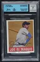 Joe DiMaggio (1948 Leaf) [JSA Certified Encased by BGS]