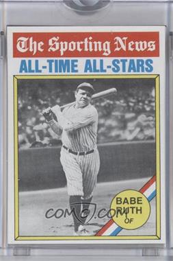 1976 Topps - [Base] - Topps Vault Blank Back #_BARU - Babe Ruth