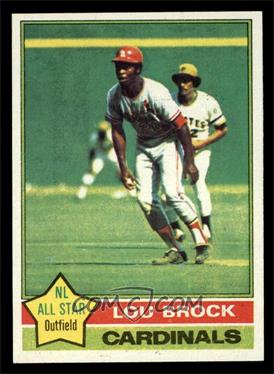 1976 Topps - [Base] #10 - Lou Brock [NM MT]