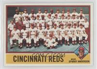 Team Checklist - Cincinnati Reds Team, Sparky Anderson