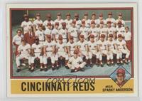 Team Checklist - Cincinnati Reds Team, Sparky Anderson