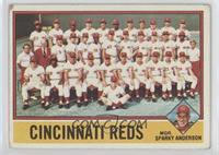 Team Checklist - Cincinnati Reds Team, Sparky Anderson