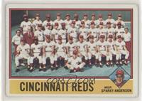 Team Checklist - Cincinnati Reds Team, Sparky Anderson