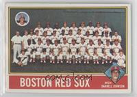 Team Checklist - Boston Red Sox Team, Darrell Johnson
