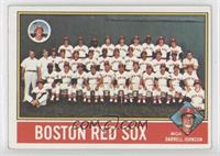 Team Checklist - Boston Red Sox Team, Darrell Johnson