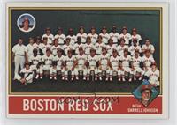 Team Checklist - Boston Red Sox Team, Darrell Johnson [Good to VGR…