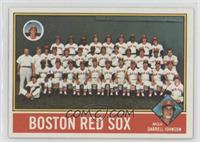 Team Checklist - Boston Red Sox Team, Darrell Johnson