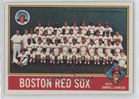 Team Checklist - Boston Red Sox Team, Darrell Johnson