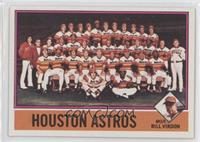 Team Checklist - Houston Astros Team, Bill Virdon