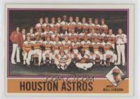 Team Checklist - Houston Astros Team, Bill Virdon