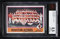 Team Checklist - Houston Astros Team, Bill Virdon [BVG 8.5 NM‑M…