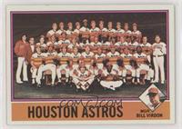 Team Checklist - Houston Astros Team, Bill Virdon