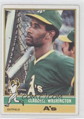 1976 Topps - [Base] #189 - Claudell Washington