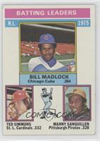 League Leaders - Bill Madlock, Ted Simmons, Manny Sanguillen [Good to …