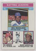 League Leaders - Bill Madlock, Ted Simmons, Manny Sanguillen [Good to …