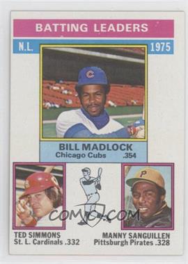 1976 Topps - [Base] #191 - League Leaders - Bill Madlock, Ted Simmons, Manny Sanguillen