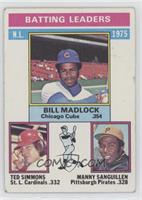 League Leaders - Bill Madlock, Ted Simmons, Manny Sanguillen [Good to …