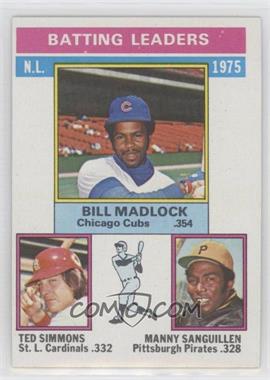 1976 Topps - [Base] #191 - League Leaders - Bill Madlock, Ted Simmons, Manny Sanguillen