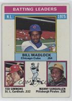 League Leaders - Bill Madlock, Ted Simmons, Manny Sanguillen [Good to …