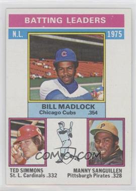 1976 Topps - [Base] #191 - League Leaders - Bill Madlock, Ted Simmons, Manny Sanguillen