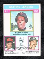 League Leaders - Rod Carew, Fred Lynn, Thurman Munson [Good to VGR…