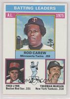 League Leaders - Rod Carew, Fred Lynn, Thurman Munson