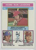 League Leaders - Mike Schmidt, Dave Kingman, Greg Luzinski