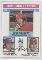 League Leaders - Mike Schmidt, Dave Kingman, Greg Luzinski