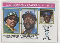 League Leaders - Reggie Jackson, George Scott, John Mayberry